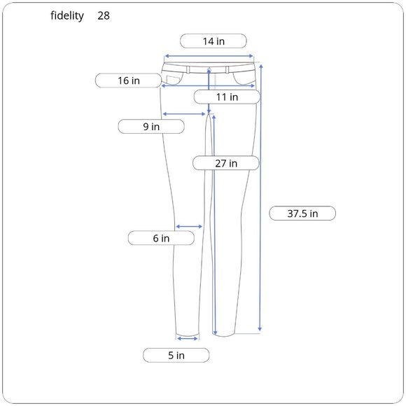 Fidelity Denim Gwen High Rise Skinny Jeans - Picture 5 of 11